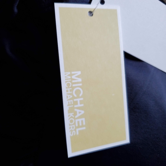 Michael Kors Navy Keyhole Tummy-Control One-Piece Swimsuit Size 24W - Picture 8 of 8